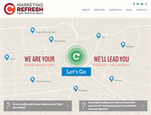 Tablet Screenshot of marketingrefresh.com